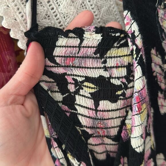 Free People Garden Party Maxi Dress in Black Floral - Picture 12 of 13